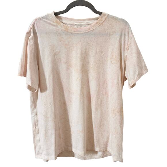 Lululemon All Yours Short Sleeve T-Shirt Cirrus Wash Lemon Strawberry Sz 8 - Picture 5 of 9